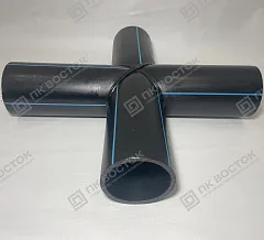 Крестовина ПНД сварная SDR21 110 мм равнопроходная